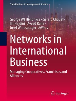 cover image of Networks in International Business